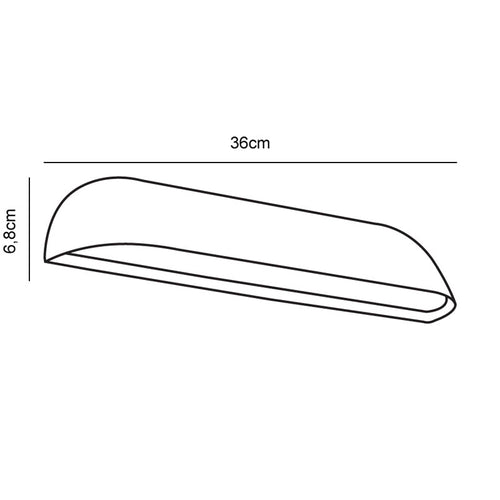 Nordlux Front Wandlamp buiten L - LED - 3000K - IP44 - Zwart - vtwonen shop