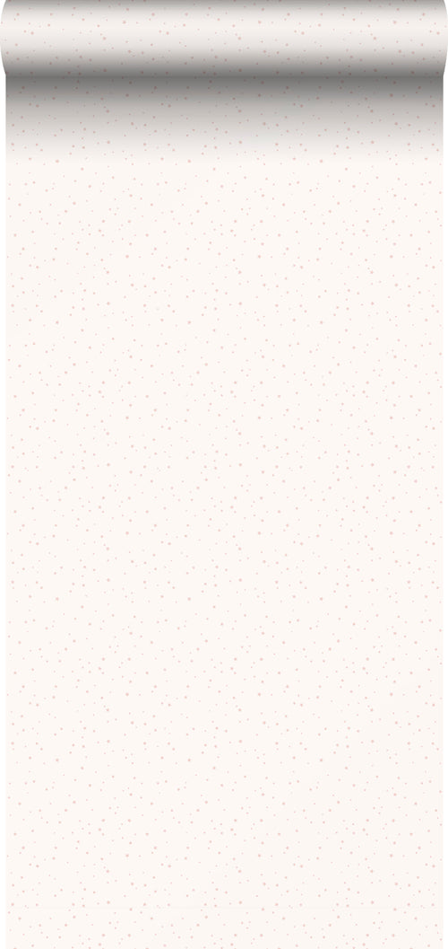Sanders & Sanders behang sterretjes wit en oudroze - 53 cm x 10 m - 640299