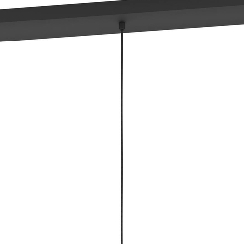EGLO hanglamp Oxpark - e27 - 92 cm - zwart/wit/groen - bamboe