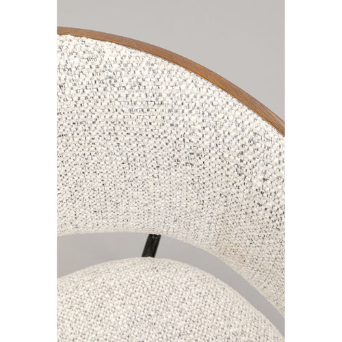 Kare Design Stoel met armleuningen Cindy walnoot