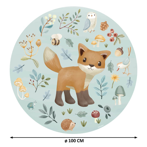 Little Dutch behangcirkel kinderkamer Forest Friends 100cm - vtwonen shop