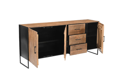 Livingfurn dressoir Elin - 180cm - bruin - vtwonen shop