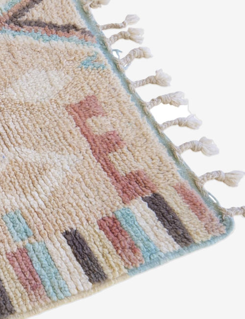 AFK Living vloerkleed Berber - handgemaakt - Wol - 97 x 152 cm - vtwonen shop