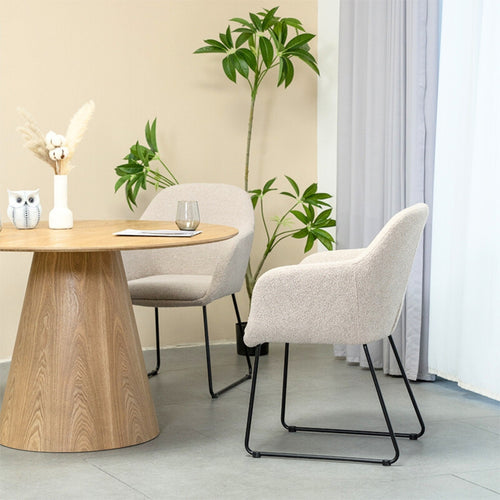 Giga Meubel Eettafel Fynn - Rond - MDF - 120cm - vtwonen shop