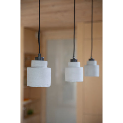 Zuiver Left Hanglamp Beton 11 x 11 cm Grijs - vtwonen shop