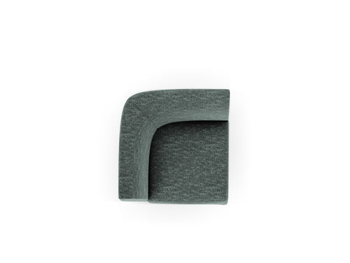 Micadoni Hoekmodule Miley chenille olie - 90x90x70cm