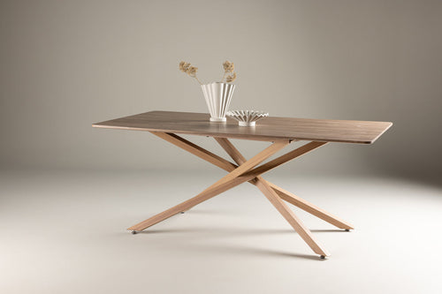 Rebellenclub Eetkamertafel Denia - 180 x 90 cm - Mokka - vtwonen shop