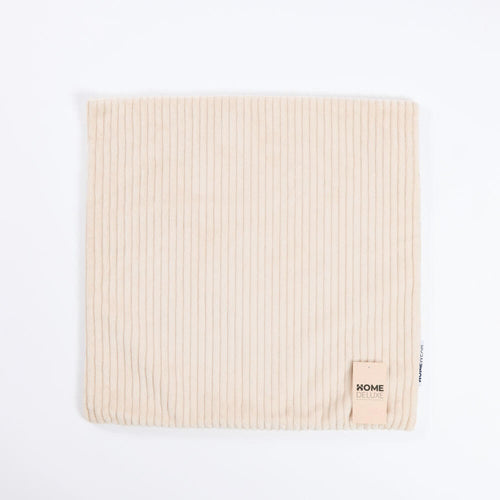 HOME DELUXE Koordkussenhoes LILO - Crème