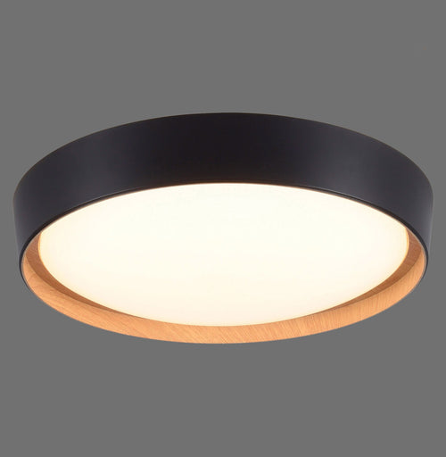 Paul Neuhaus plafondlamp Emilia - 1 lichts - 40  x 10   cm - zwart - vtwonen shop