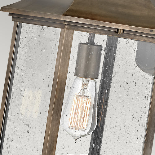 Elstead Hinkley Grant Outdoor Wandlantaarn Gebronsd Brons, IP44