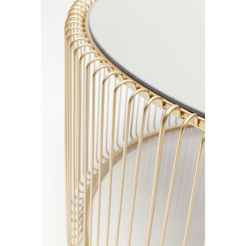 Kare Design Salontafel Wire Uno Messing Ø80cm - vtwonen shop