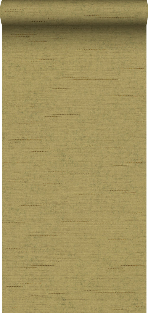 Sanders & Sanders behang geweven structuur mosgroen - 53 cm x 10 m - 640538 - vtwonen shop