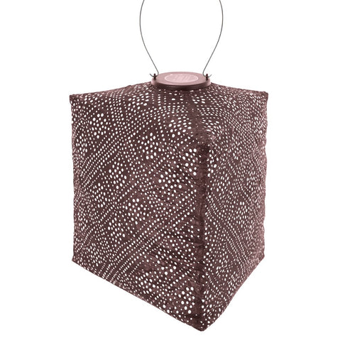 Lumiz solar lampion topaze triangle - 28 cm - plum