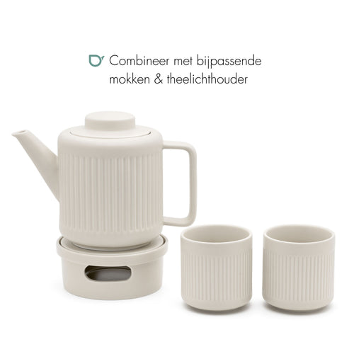 Bredemeijer - Theepot Skagen 1,2L wit - vtwonen shop