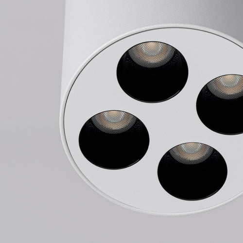 Sollux Lighting Plafondlamp ZOE wit LED - 7,2x7,2x8,3cm