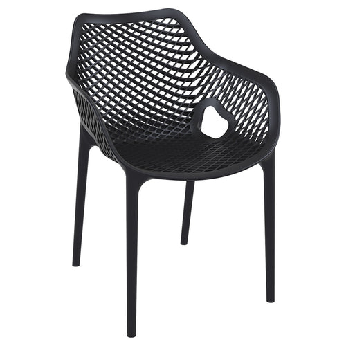 Garden Impressions tuinstoel Air XL design zwart - 2 stuks - vtwonen shop