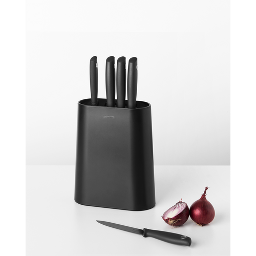 Brabantia Tasty+ Messenblok plus 5 messen - Dark Grey