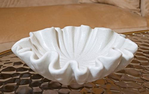 Mauro Ferretti svuotatasche - Ø 31x9 cm - crème