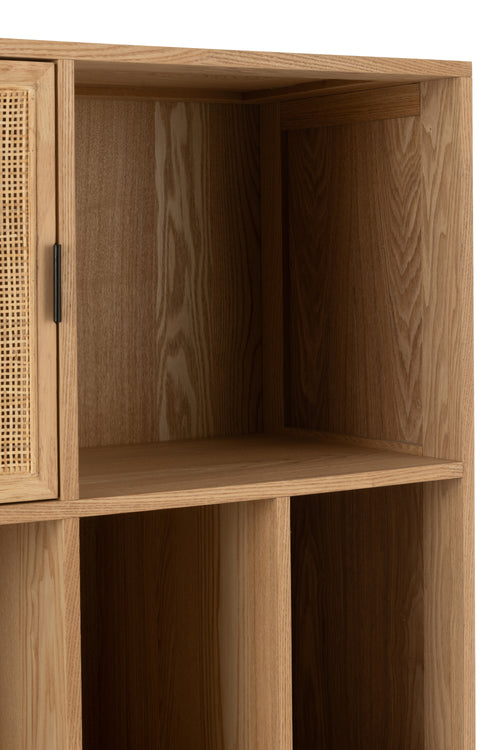 J-Line kast Vakken - metaal - naturel/zwart - vtwonen shop