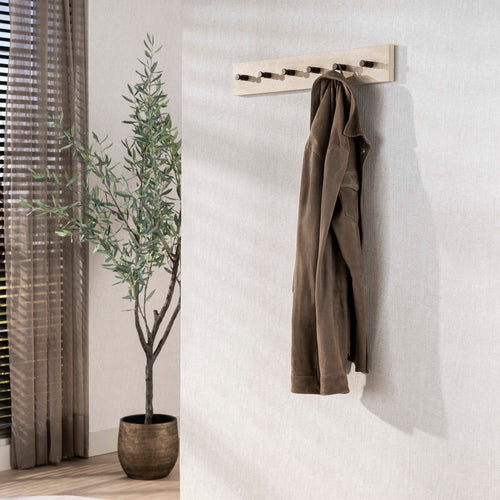 Giga Living Kapstok Travino - Travertin Keramiek - 60x10x10cm