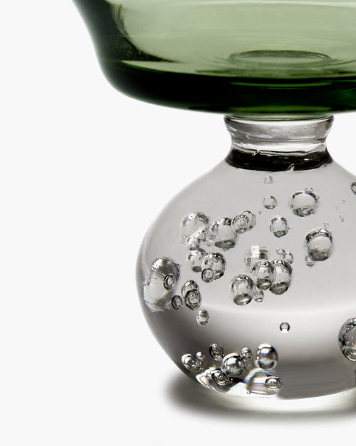 Serax glas op voet S groen Eternal snow - vtwonen shop