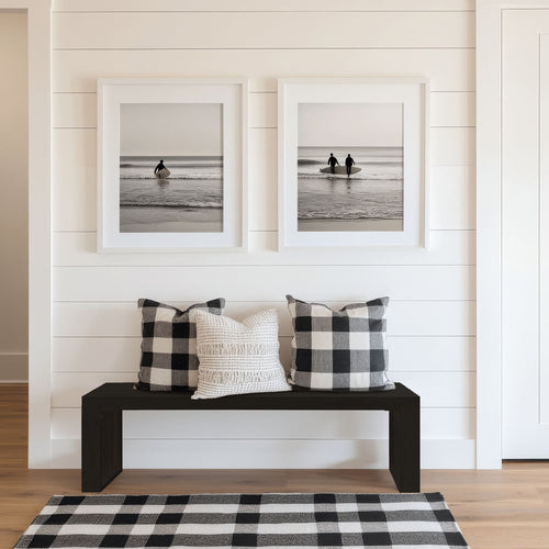 HOME DELUXE Houten bank LORA Zwart - 110 cm - vtwonen shop