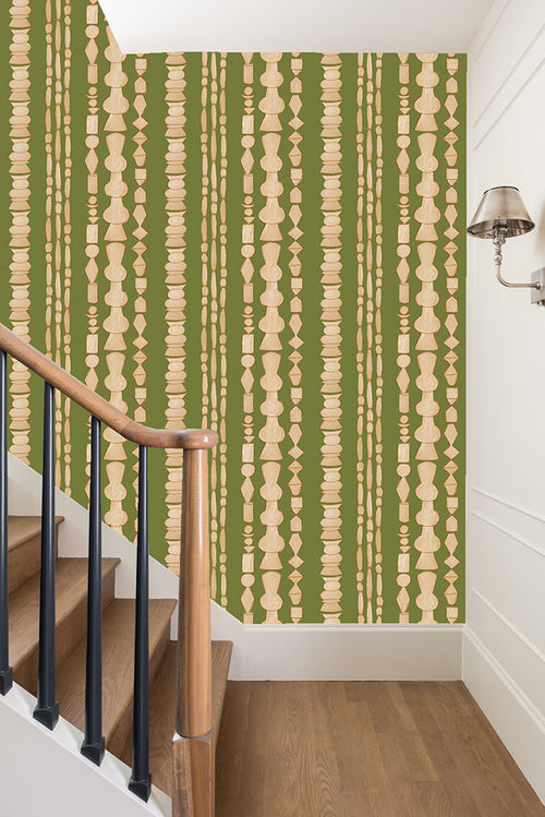 Catchii Behang Heaps Sling groen - vtwonen shop