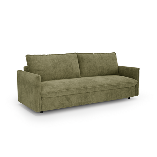 Premium Interiors - Express-slaapbank AVA - kruisbinding vintage groen 198cm