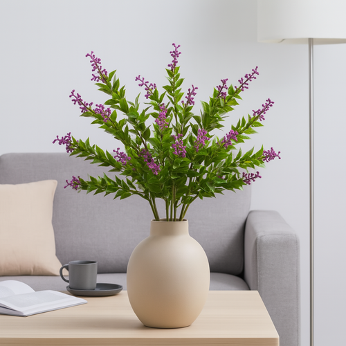 Flourify - Kunstplant - Bladstruik - 33 cm - Bundel van 6 stuks - vtwonen shop