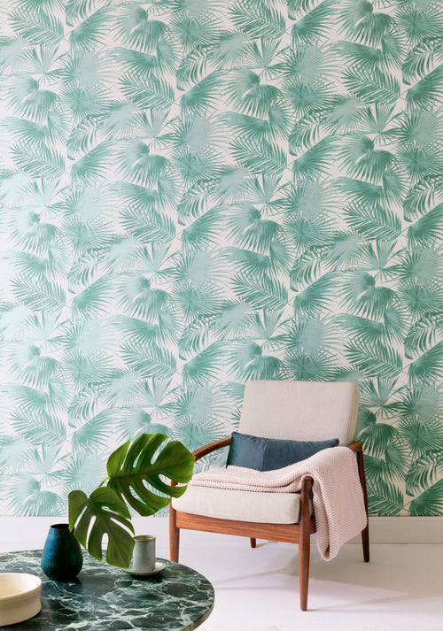 Masureel behang bladeren groen - 53 cm x 10.05 m - 630905 - vtwonen shop