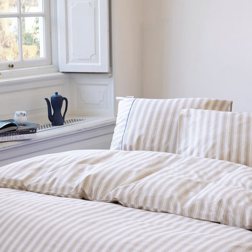 Walra - Dekbedovertrek Refined Lines - 240x220 cm - Zand