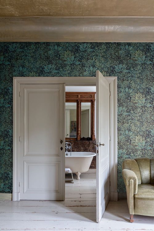 Masureel behang jungle-motief groen - 53 cm x 10.05 m - 630083 - vtwonen shop