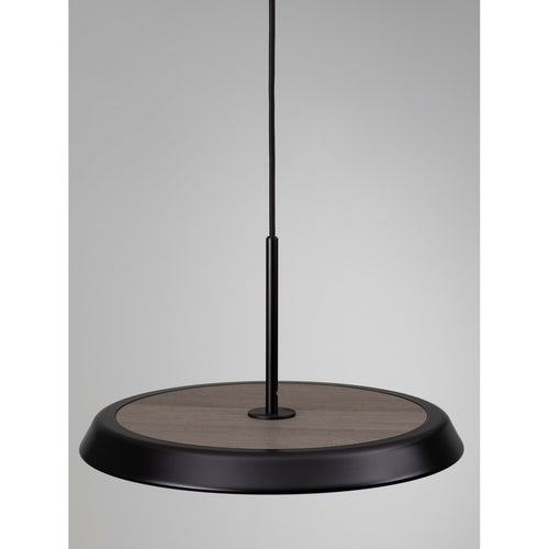Nova Luce OPHELIA Dome hanglamp voor plafond, matzwart, LED, 27W, 2205lm, 3000K