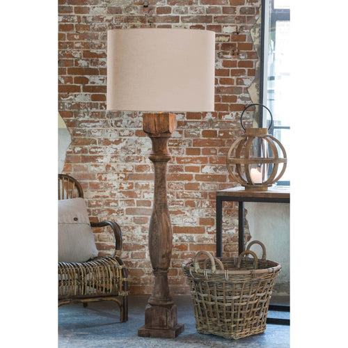 Light & Living vloerlamp Robbia - bruin - 23x23x125cm