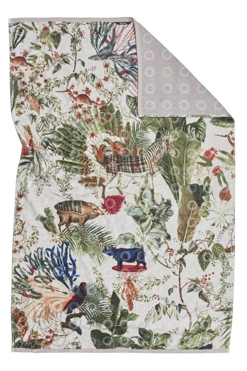 MOOOI Menagerie - Douchehanddoek - Ivoor - 100x150 / 40x49 Inch cm - vtwonen shop
