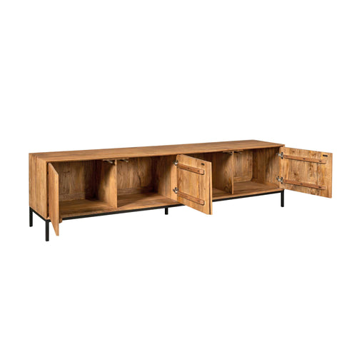 Starfurn  tv meubel Madison - bruin - 45x210x55cm