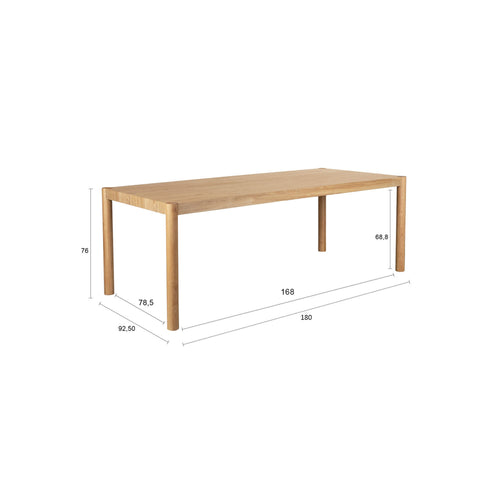 Zuiver Sticks Eettafel 180x90 cm Hout Naturel
