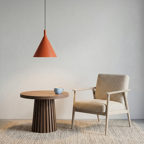 Sollux Lighting Hanglamp NOX 25 rode oker - 24,5x24,5x140cm