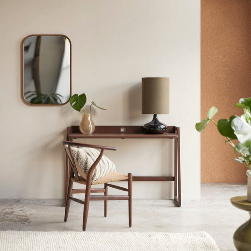 Tikamoon Vouwbureau van donker massief teakhout - Bruin - vtwonen shop