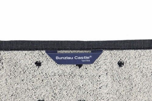 Luxe Keukendoek en Theedoek Hart Zwart - Bunzlau Castle - 100% biologisch GOTS katoen