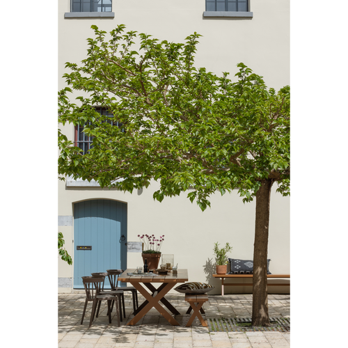 WOOOD picknicktafel tuin Delta - Aluminium - Terra - 75x220x105 - vtwonen shop