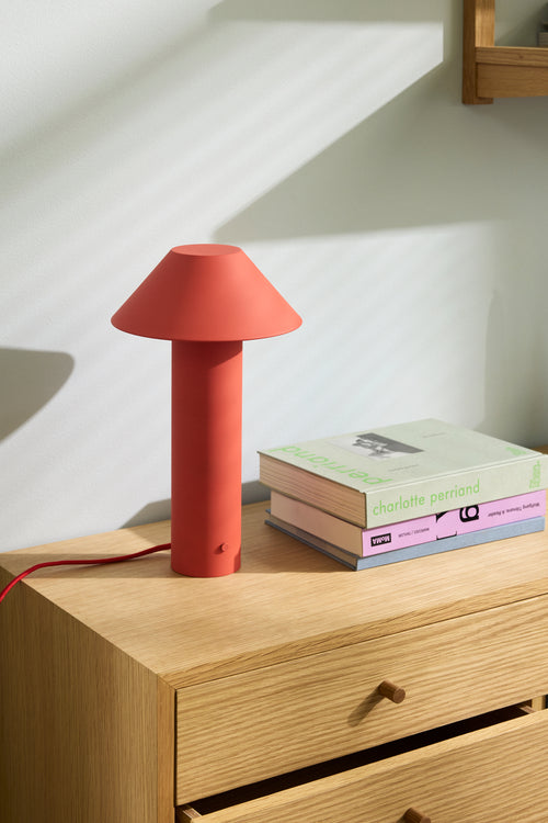 Hübsch tafellamp Tower - ijzer/polycarbonaat - ø19xh32cm