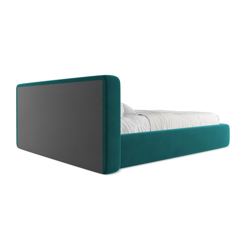 LaMiaSofa Bed met opbergruimte Firenze - velours - marien - 200x225x82