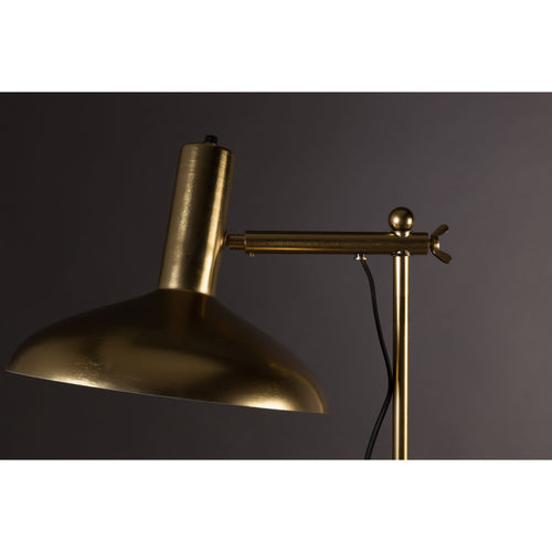 Dutchbone Karish Vloerlamp/ Staande Leeslamp Goud - vtwonen shop