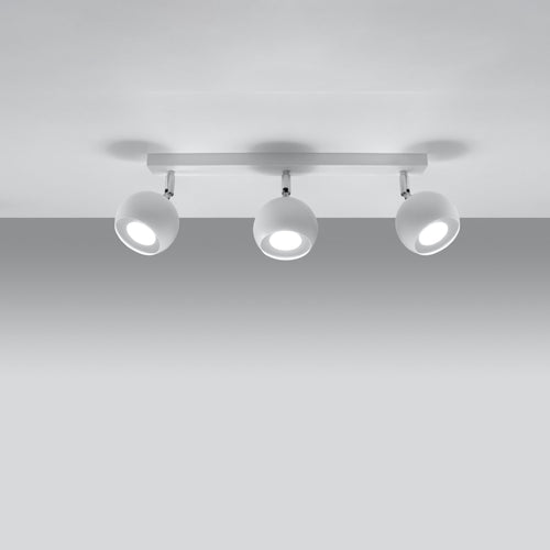 Sollux Lighting Plafondlamp OCULARE 3 wit - 45x10x16cm
