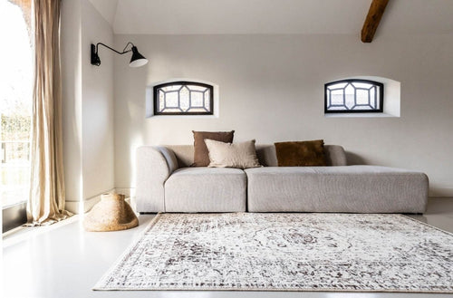 Interieur05 Vintage vloerkleed Arya bruin/beige - 225 x 160 cm