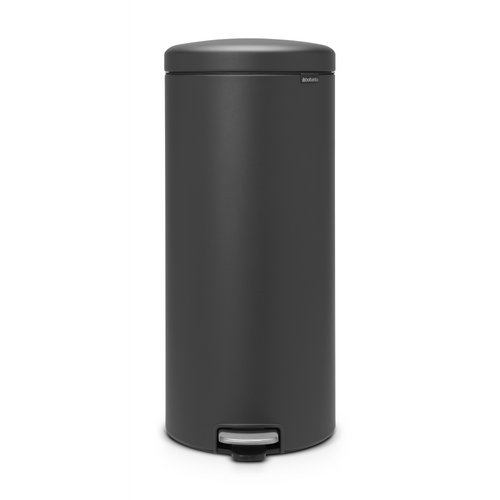 Brabantia NewIcon Pedaalemmer, 30 liter, kunststof binnenemmer - Mineral Infinite Grey