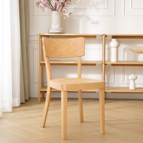 Fameg Fergus houten eetkamerstoel naturel honey