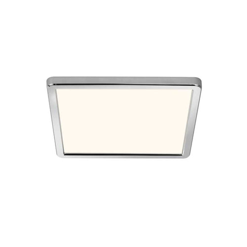 Nordlux Oja Plafondlamp - LED - 3000/4000K - Chroom - Vierkant