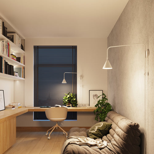 Sollux Lighting Wandlamp NOX wit - 14x61x30cm
